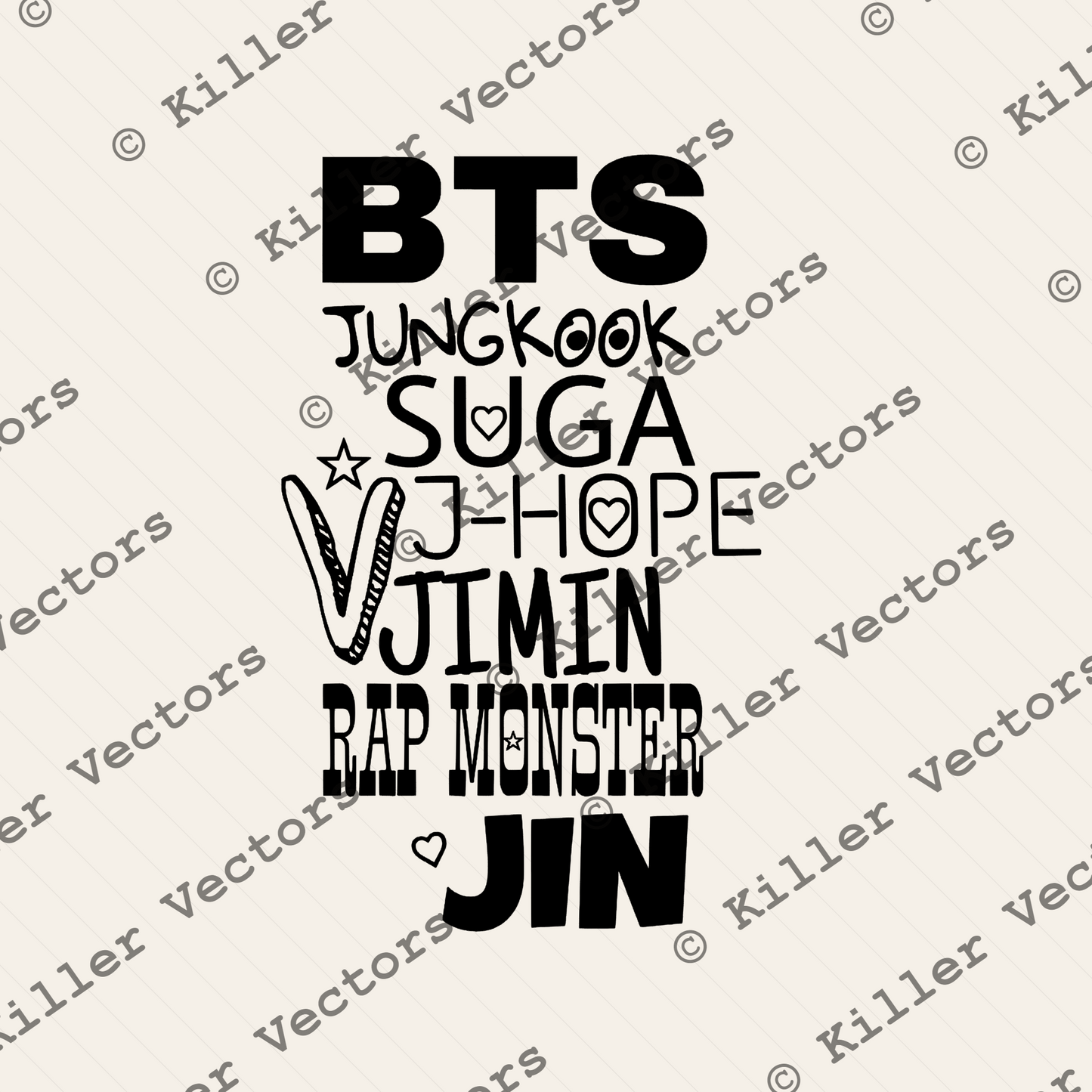bts names
