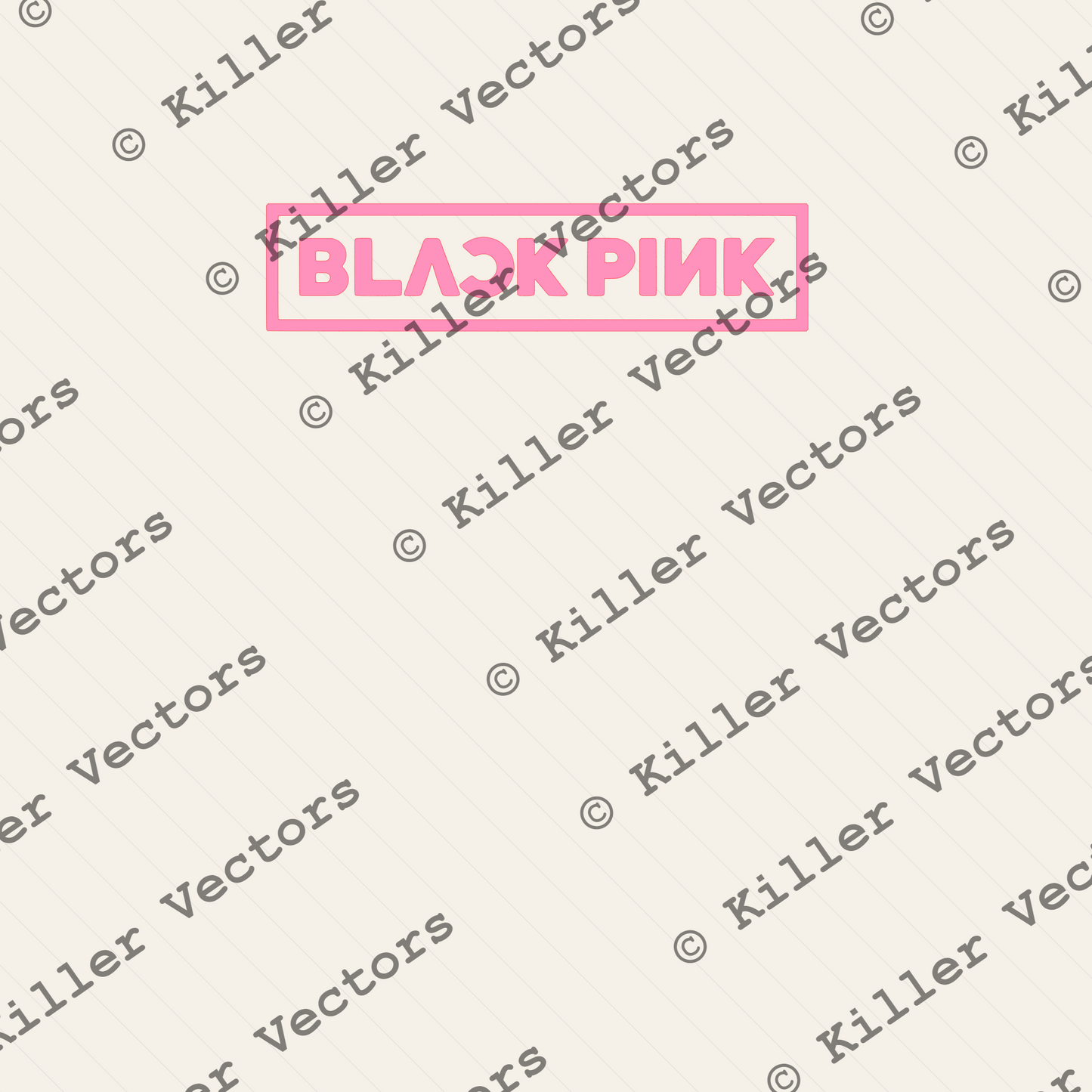 black pink logo