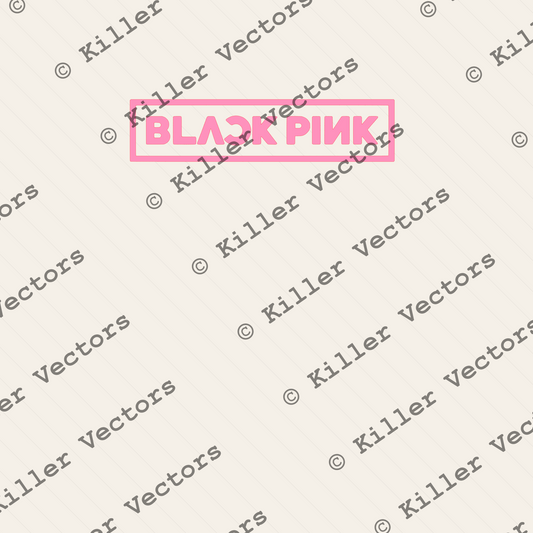 black pink logo
